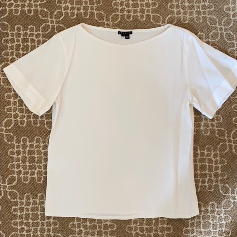 Theory white top